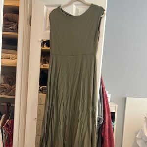 Banana Republic Olive Green Casual Dress